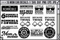 Funny car decals for moms - Mom life SVG | Car decals SVG Product Image 1