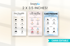 Car Freshie Care Card Printable Canva Editable Template Product Image 9