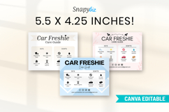Car Freshie Care Card Printable Canva Editable Template Product Image 7