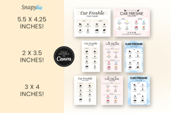 Car Freshie Care Card Printable Canva Editable Template Product Image 6