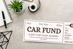 Car Fund Surprise Gift Voucher Template Product Image 8
