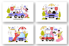 10 Car Insurance Illustration Product Image 3