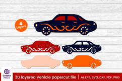 car-papercut file-vehicle svg-car-lasercut file-craft design-craft svg-layered-3d layered