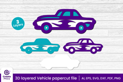 car-papercut file-vehicle svg-car-lasercut file-craft design-craft svg-layered-3d layered