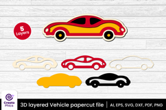 car-papercut file-vehicle svg-car-lasercut file-craft design-craft svg-layered-3d layered