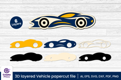 car-papercut file-vehicle svg-car-lasercut file-craft design-craft svg-layered-3d layered