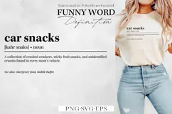 Funny Mom-Themed Definitions | SVG & PNG | Motherhood Product Image 1