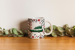 Color Station Wagon Car Christmas | Tree on Roof Top Holiday Product Image 10