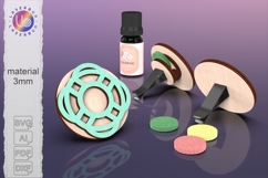 Car vent clip cover lifebuoy design, nautical summer laser Product Image 1