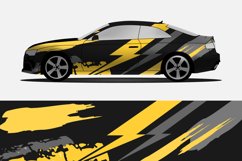 Car wrap decal abstract stripe racing illustration Product Image 2