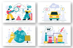 12 Carbon Dioxide or CO2 Illustration Product Image 3