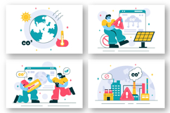 12 Carbon Dioxide or CO2 Illustration Product Image 4