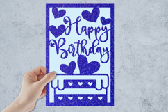 10 Happy Birthday Papercut Bundle, Birthday card Product Image 2