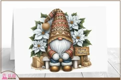 Merry Christmas Gnome png, Christmas Gnome sublimation png Product Image 3