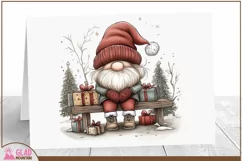 Christmas Gnome sublimation png, Christmas Gnome clipart Product Image 3