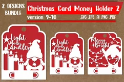 Christmas Card Money Holder 2.4 svg eps ai png pdf Product Image 1