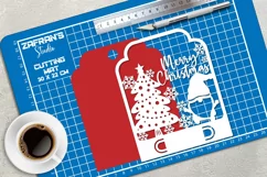 Christmas Card Money Holder 2 svg eps ai png pdf Product Image 2