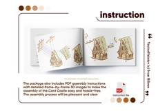 Fantasy Castle Laser Cut File, Fairytale Tower House SVG Product Image 4