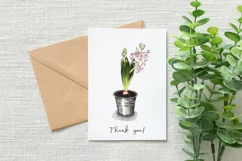 Spring flowers clipart. Hyacinth PNG Product Image 8