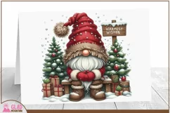 Christmas Gnome png, Warmest Wishes Christmas Gnome png Product Image 2