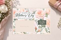 Printable Mothers Day Gift Card Holder With Bouquet Slot Product Image 2