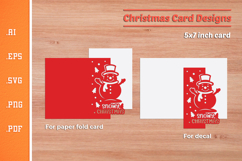 Christmas Paper Cut Card SVG 10 Product Image 2