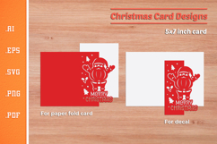 Christmas Paper Cut Card SVG 3 Product Image 2