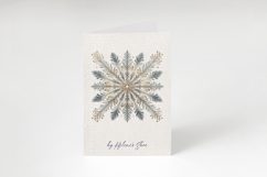 Christmas snowflakes BUNDLE | Cute Winter flower design png Product Image 8