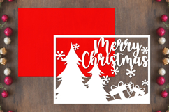 Christmas Papercut, Christmas Lasercut Product Image 1
