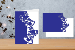 Christmas folded Cards, Cricut Christmas card Product Image 1