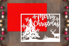 Christmas Papercut, Christmas Lasercut Product Image 1