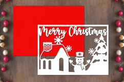 Christmas Papercut, Christmas Lasercut Product Image 1
