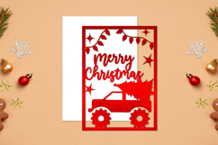 10 Christmas Papercut, Christmas card bundle Product Image 4