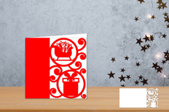 Christmas Papercut, Cricut Christmas card Product Image 1
