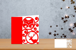 Christmas Papercut, Cricut Christmas card Product Image 1
