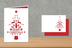 Christmas Greeting card, Christmas Folded Card Product Image 1