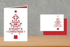 Christmas Greeting card, Christmas Folded Card Product Image 1