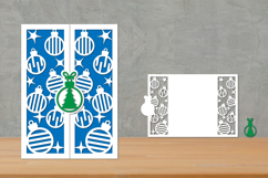 Christmas Trifold Papercut, Gatefold Christmas card Product Image 1