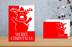 Christmas Card Papercut, Christmas card Template Product Image 1