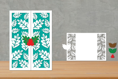 Christmas Trifold Papercut, Gatefold Christmas card Product Image 1