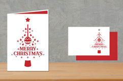 Christmas Greeting card, Christmas Folded Card Product Image 1