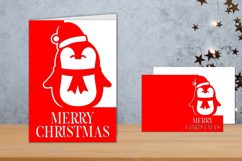 Christmas Card Papercut, Christmas card Template Product Image 1