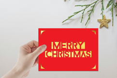 Christmas Insert Card Bundle, Christmas Cut Out Card Product Image 3