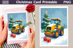 Construction Truck Card | I Dig Christmas Product Image 1
