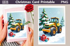 Construction Truck Card | I Dig Christmas Product Image 1