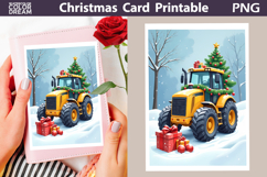 Construction Truck Card | I Dig Christmas Product Image 1