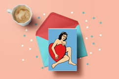 Sexy Girl with Heart Product Image 2