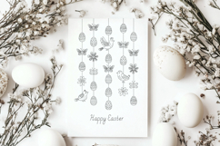 Easter Harmony Doodle Clipart and Seamless Patterns Product Image 8