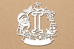 Christmas Santa Elements SVG Letter I Product Image 1
