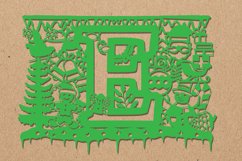 Christmas alphabets E SVG Product Image 1